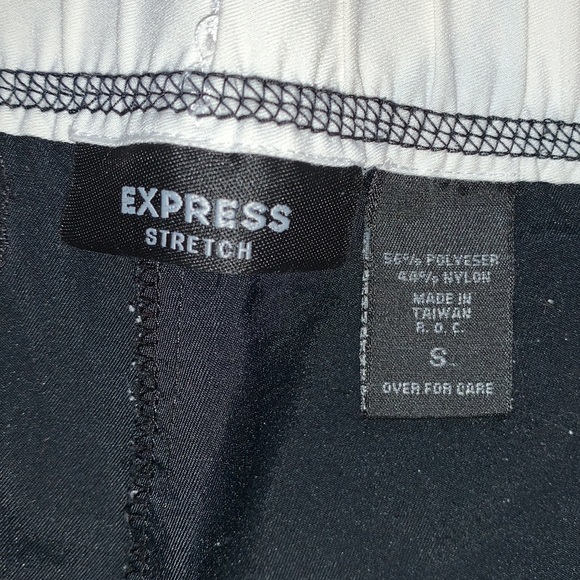 Express Black Nylon Track Pant - Picture 4 of 9
